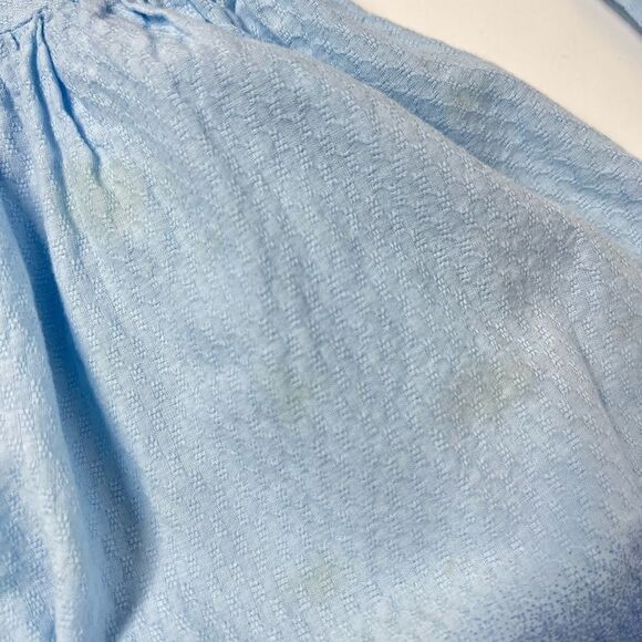 Disney - Girls Long sleeve Elana Dress Lined Size 11/12 Light Blue Embroidered - Picture 9 of 16